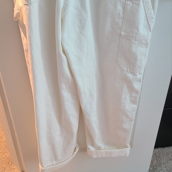 Madewell White Denim Overalls - Picture 6 of 9